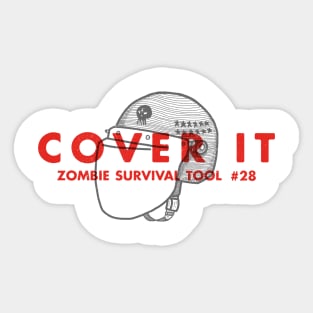 Cover It - Zombie Survival Tools Sticker